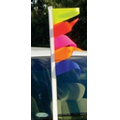 8 Oz. Plastic-Cloth Vinyl Triangle Pennants